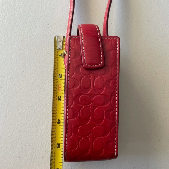 Vintage Coach Leather Accessory Holder with Buckle Strap - Picture 7 of 11